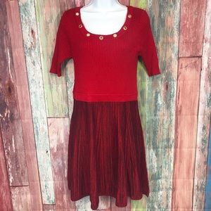 NWOT Candies red & black Dress